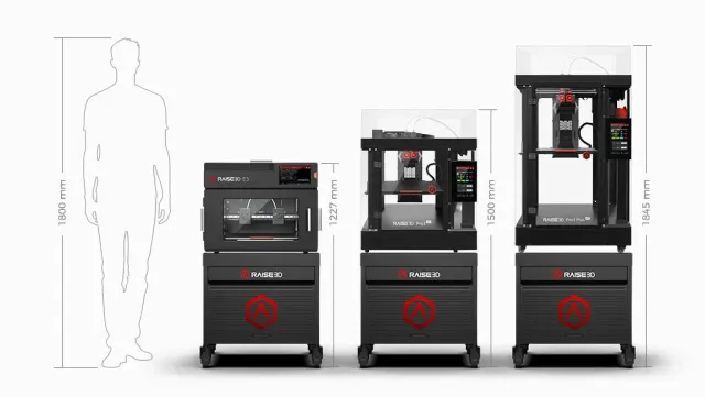 Raise 3D Workshop Printer Cart tulostinkärry Pro2 Pro3 E2 E3