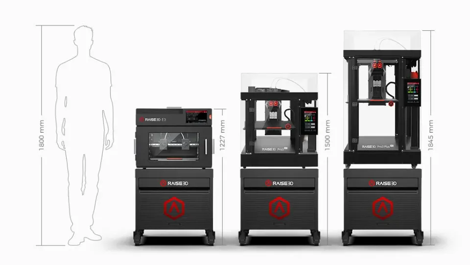 Raise 3D Workshop Printer Cart tulostinkärry Pro2 Pro3 E2 E3