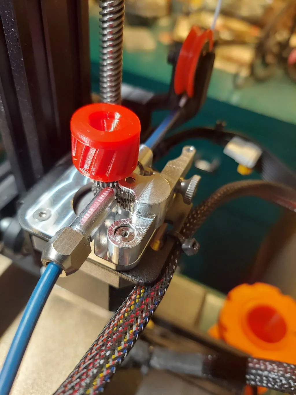 Micro-Swiss Bowden Dual Gear ekstruuderi Ender / CR
