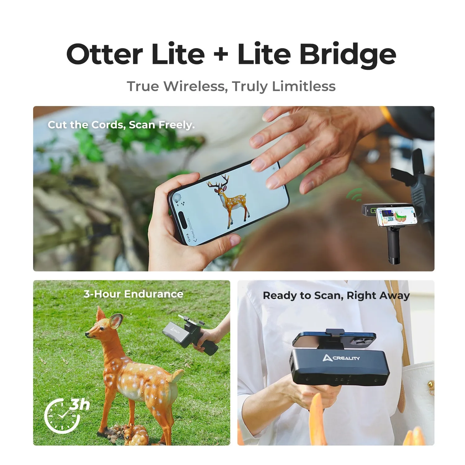 Creality CR-Scan Otter 3D-skanneri