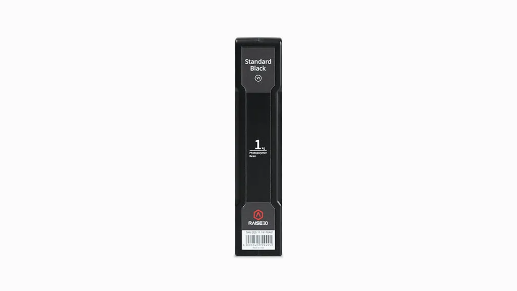 Raise 3D Standard Black Resin hartsi tarkkaan tulostukseen