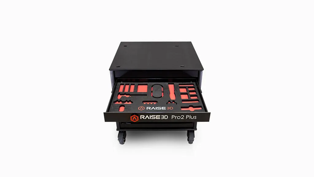 Raise 3D Office Printer Cart tulostinvaunu pyörillä