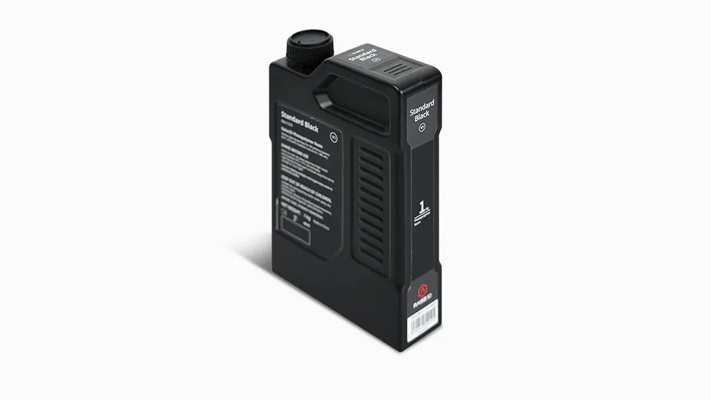 Raise 3D Standard Black Resin hartsi tarkkaan tulostukseen
