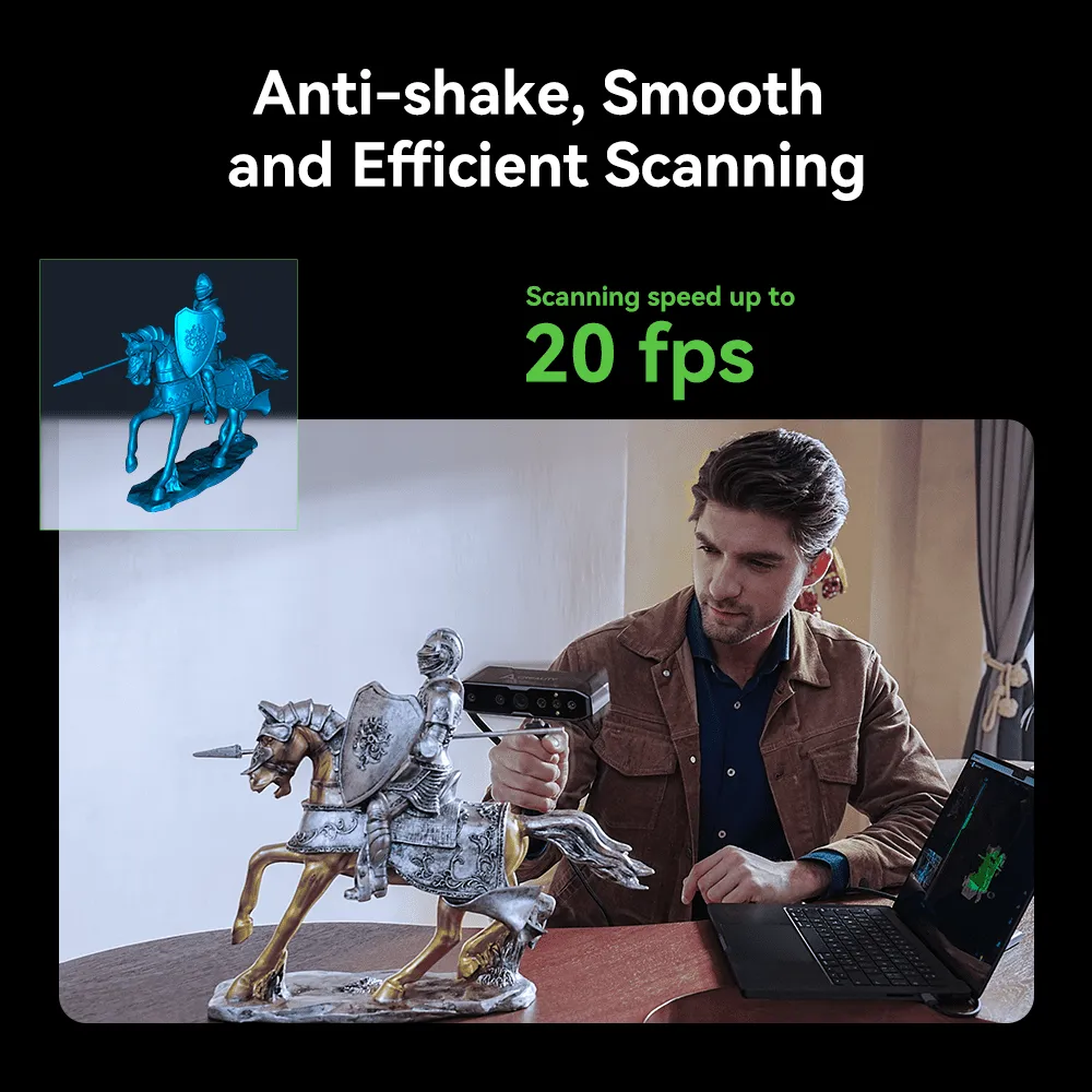 Creality CR-Scan Otter 3D-skanneri 0,02 mm tarkkuus