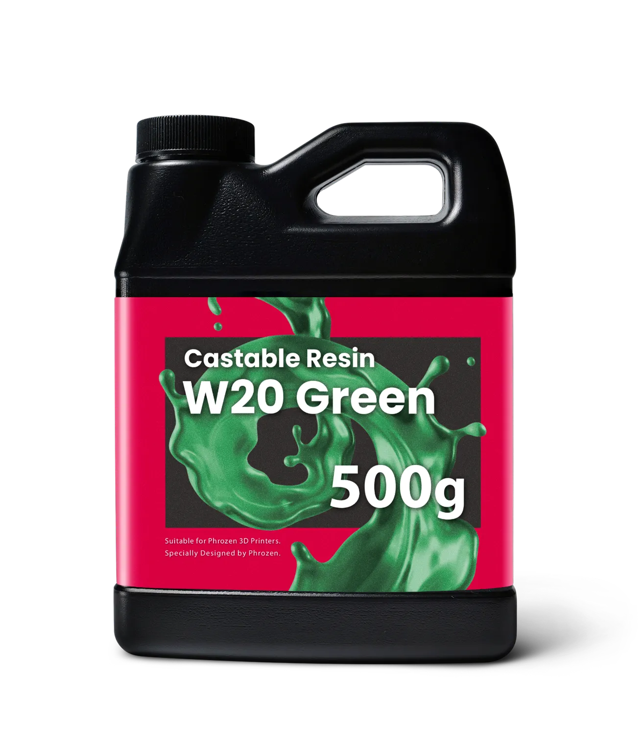 Phrozen Jewelry Castable W20 Resin Green valuhartsi 500 g koruille