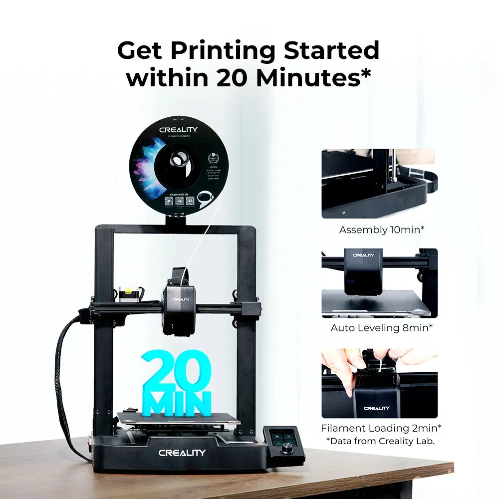 Creality Ender-3 V3 SE 3D-tulostin 250 mm/s suoralla syötöllä