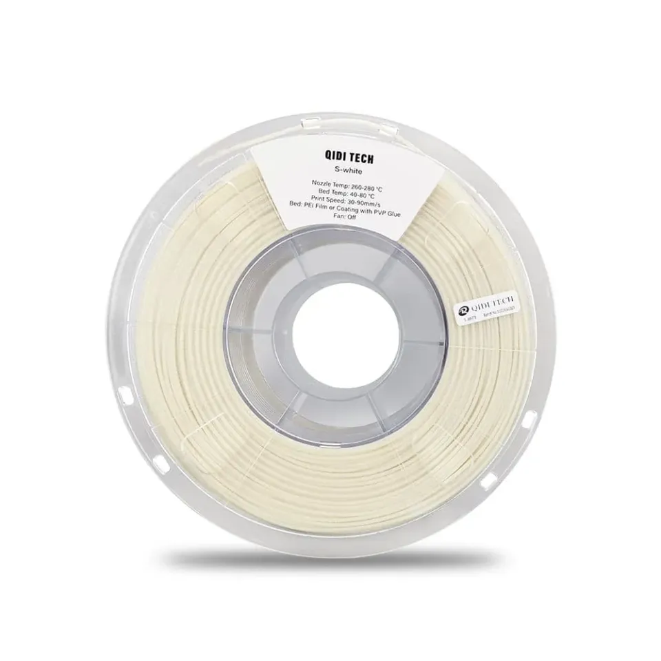 QIDI Tech S-White tukifilamentti 1 kg 1,75 mm