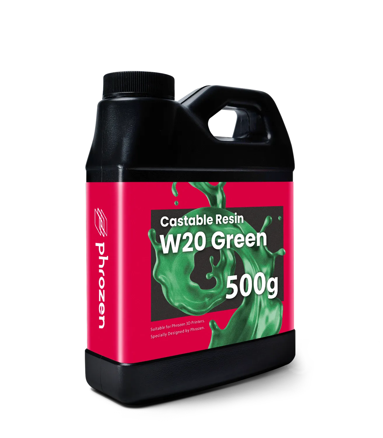 Phrozen Jewelry Castable W20 Resin Green valuhartsi 500 g koruille