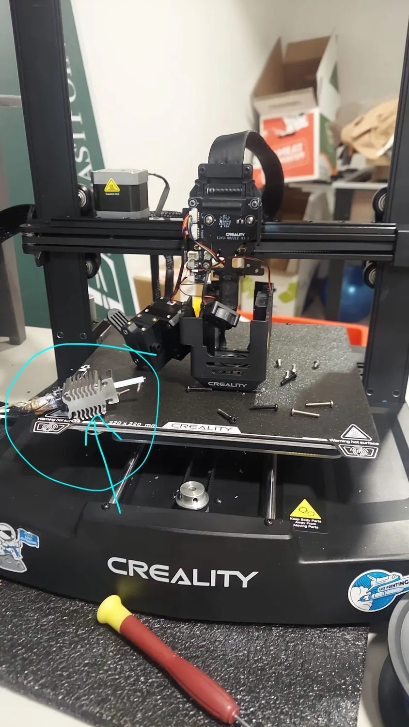Micro-Swiss heatsink Ender 3 V3 KE SE