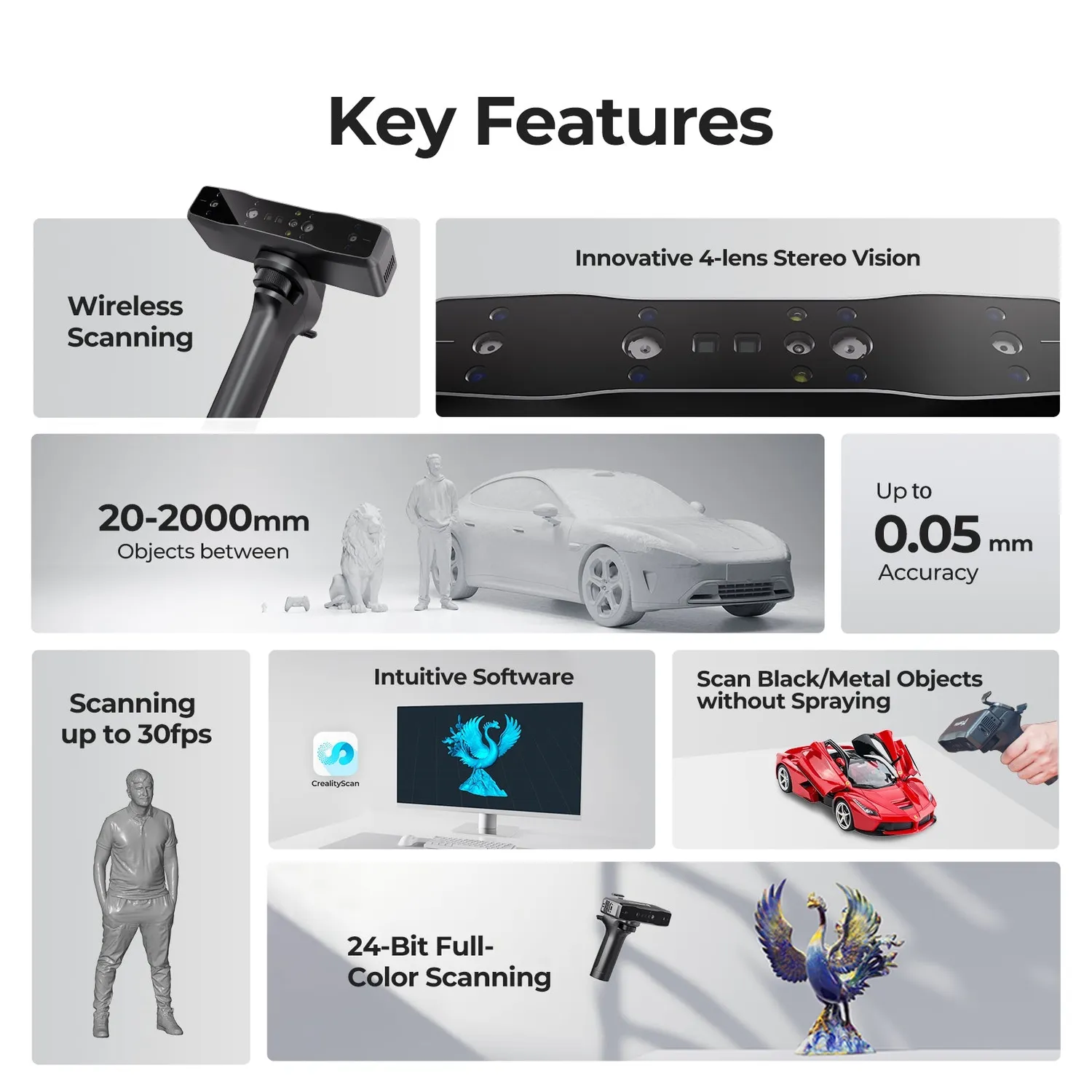 Creality CR-Scan Otter 3D-skanneri