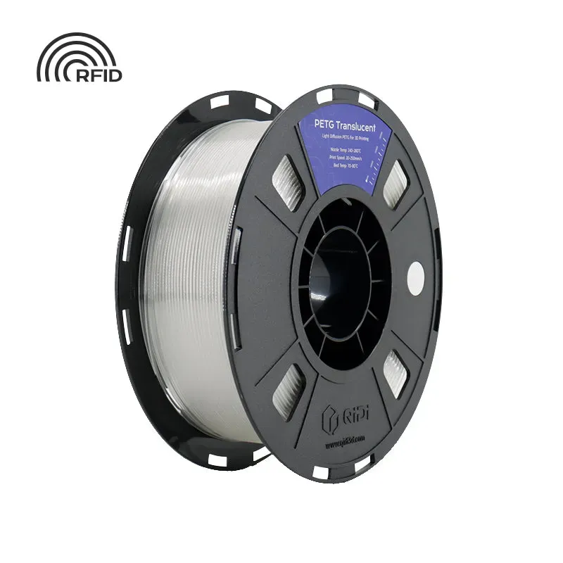 Qidi PETG Translucent filamentti 1 kg läpikuultava
