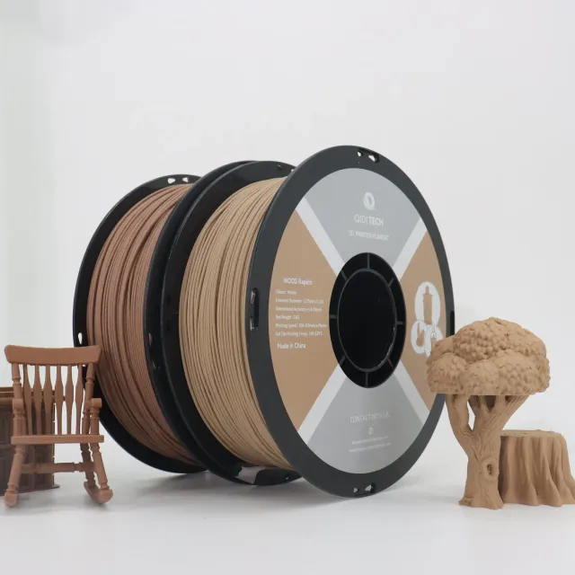 QIDI Tech PLA Wood filamentti puukuvio