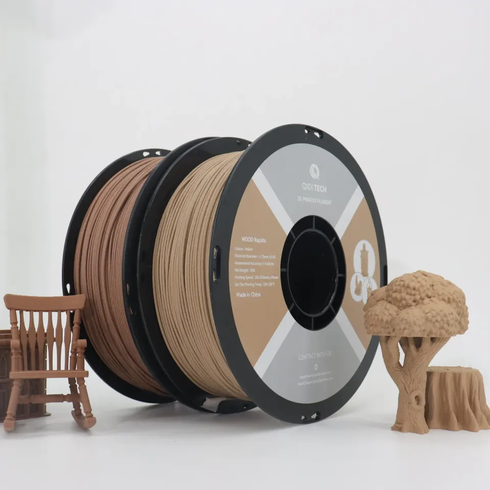 QIDI Tech PLA Wood filamentti puukuvio