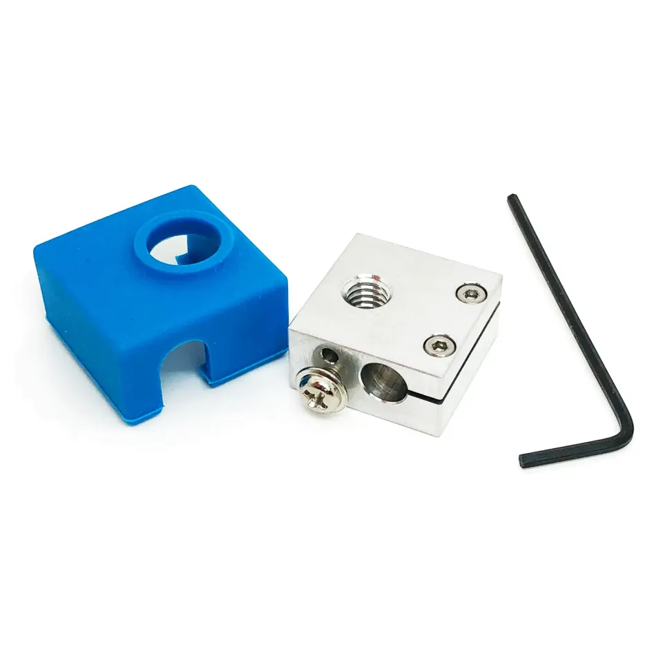 Micro-Swiss CR-10 Ender 3 MK8 lämpöblokki silikonisuojuksella