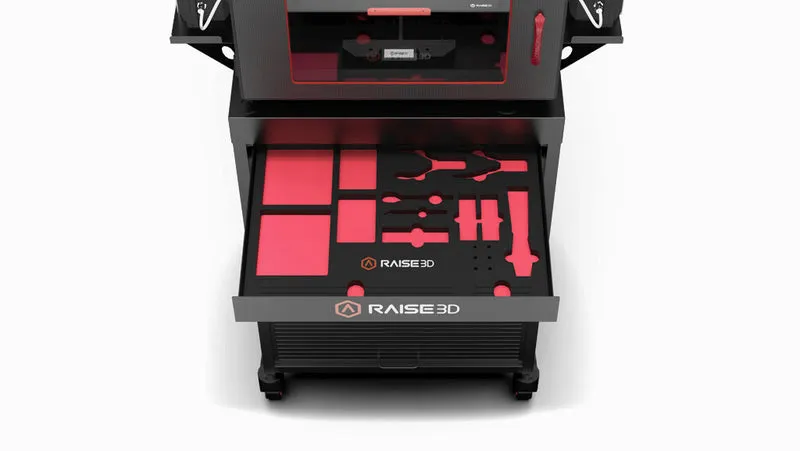 Raise 3D Workshop Printer Cart tulostinkärry Pro2 Pro3 E2 E3