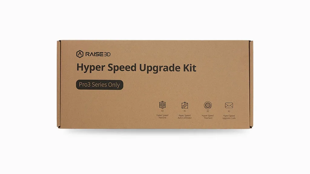 Raise3D Hyper Speed Pro3 päivityssarja nopeaan tulostukseen
