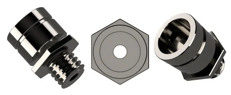 Micro-Swiss All Metal Hotend korvaava titaaninen lämpökatko
