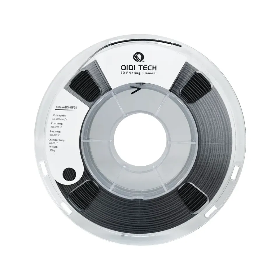 Qidi ABS-GF25 filamentti 0,5 kg lasikuidulla