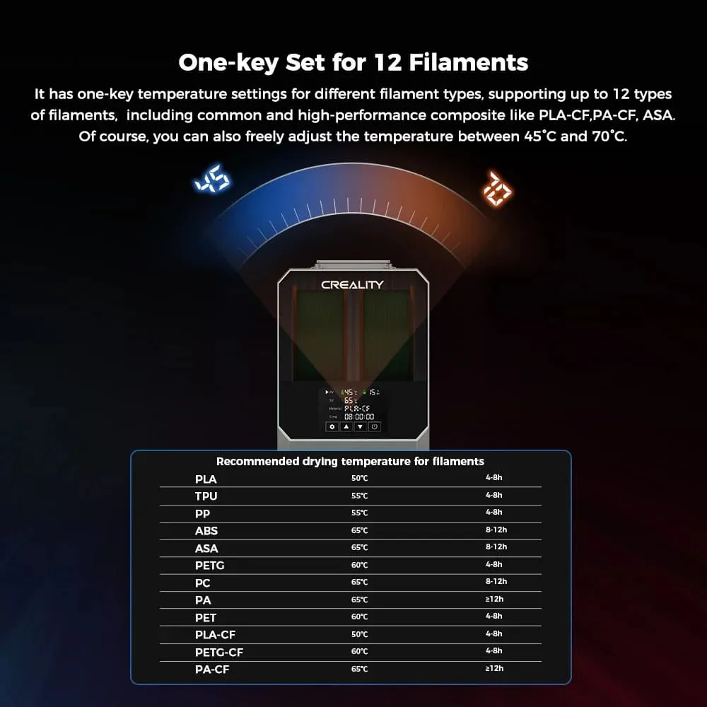 Creality Space Pi Filament Dryer Plus filamentinkuivain