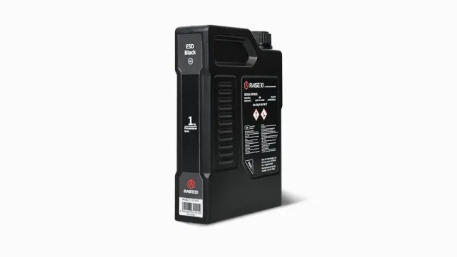 Raise3D ESD Black hartsi 1 kg musta