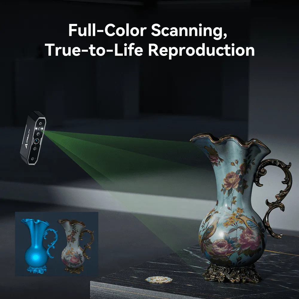 Creality CR-Scan Otter 3D-skanneri 0,02 mm tarkkuus