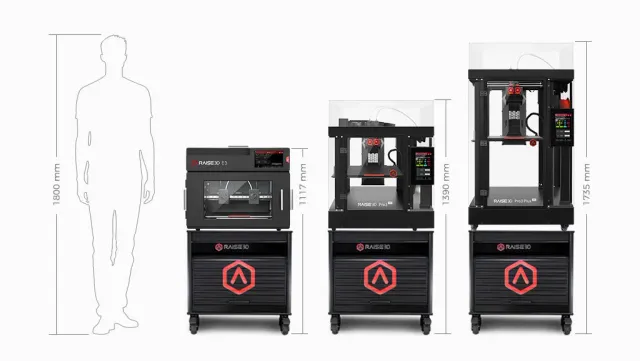 Raise 3D Office Printer Cart tulostinvaunu pyörillä