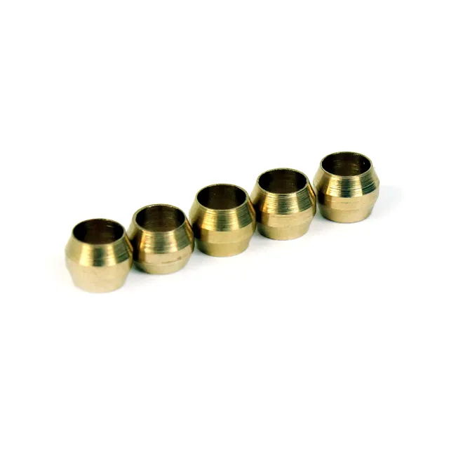 Micro-Swiss puristusholkki 4mm messinki 5 kpl