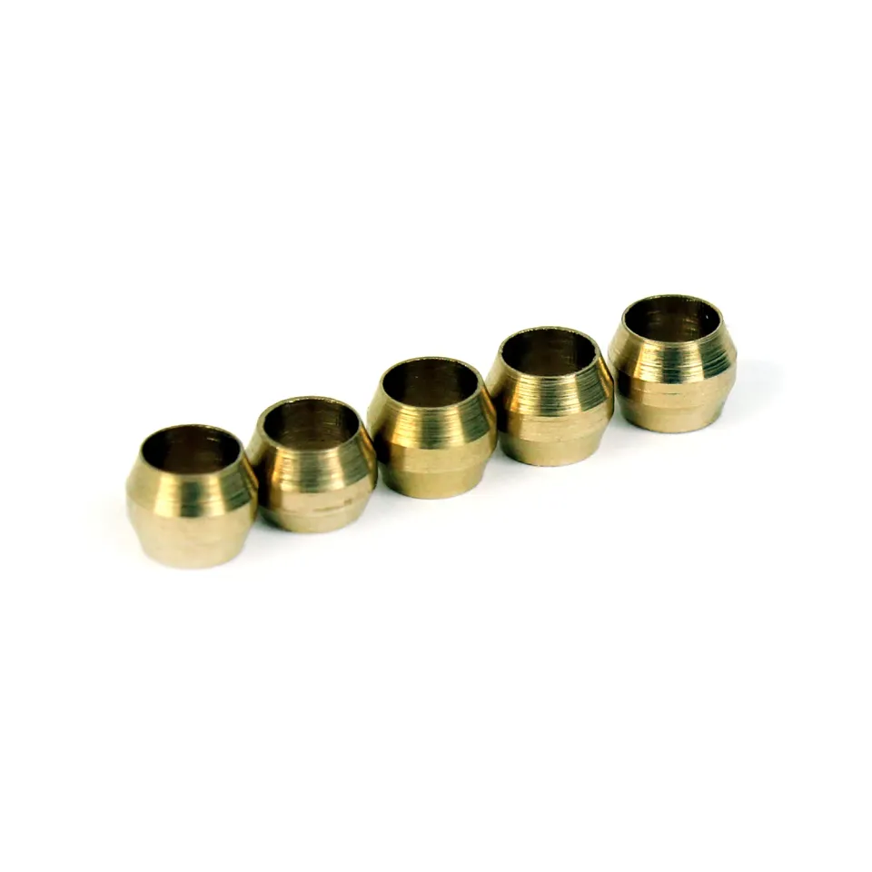 Micro-Swiss puristusholkki 4mm messinki 5 kpl