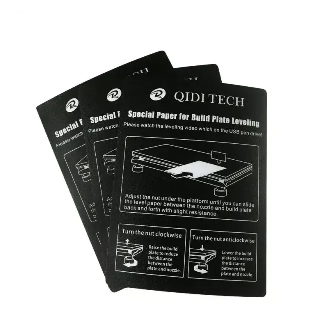 Qidi säätöpaperi 3D-tulostimelle 3 kpl