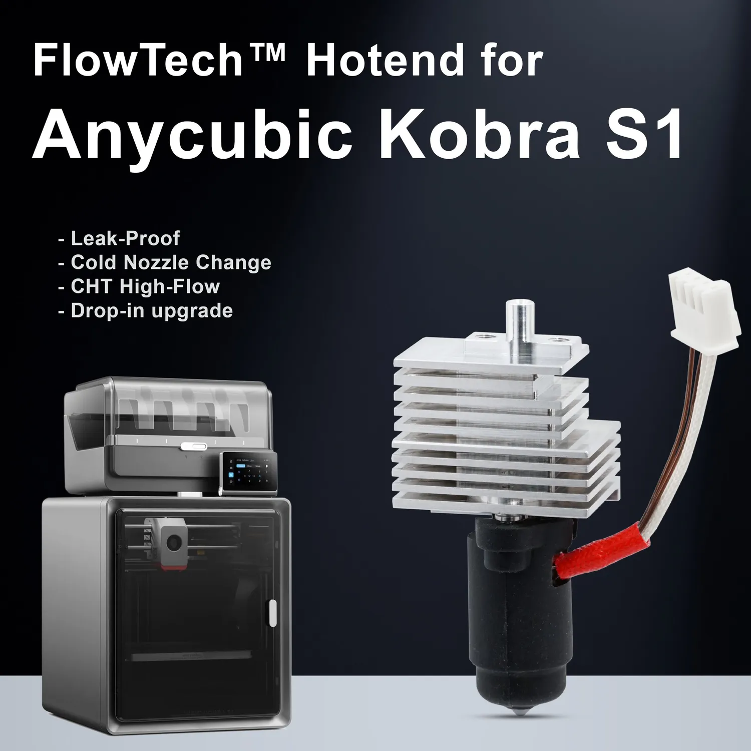 Micro-Swiss FlowTech Hotend 3D-tulostimeen