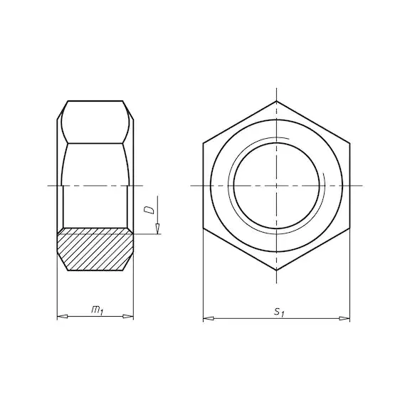 CNC Kitchen DIN 934 mutteri A2
